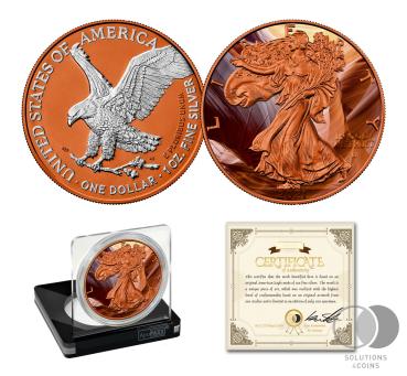 1 Unze 999 Silber American Eagle  - ELEMENTS Edition - EARTH