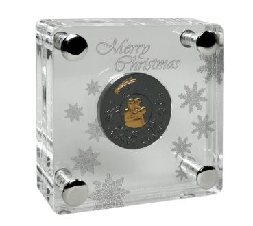 25 Euro Geburt Christi Sonderedition - Schwarzplatin und 24 Karat Gold - X-MAS