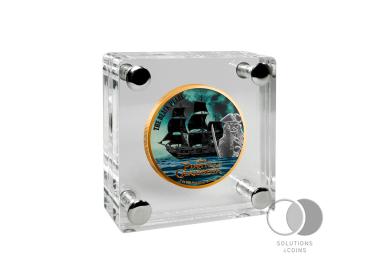 Black Pearl™ - Fluch der Karibik™ Silbermünze 1 Unze in exklusivem Design